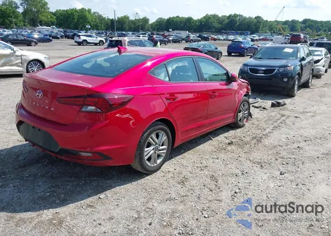2020 Hyundai Elantra Sel z USA, uszkodzony, nr VIN 5NPD84LF4LH598506